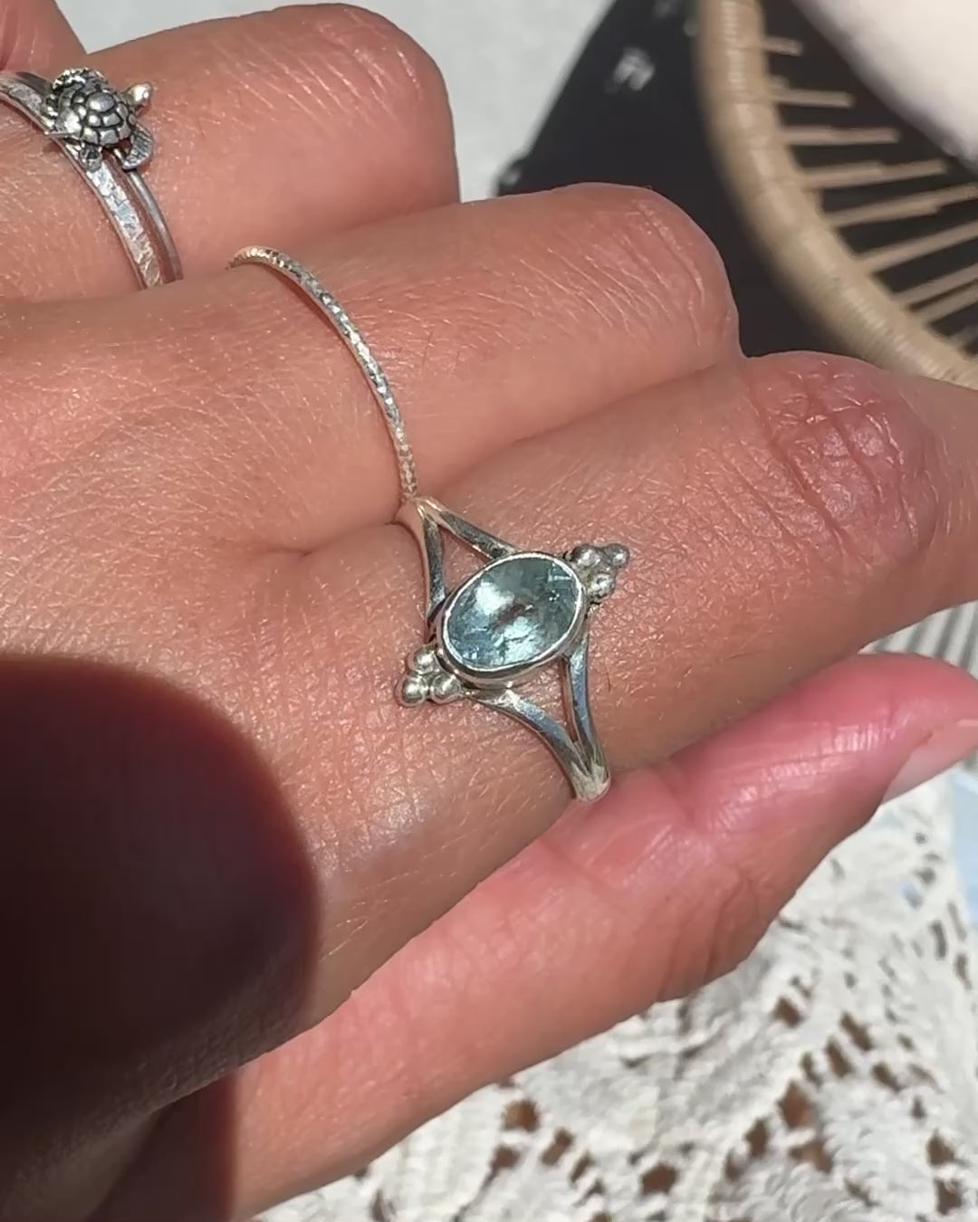 Aquamarine Ring