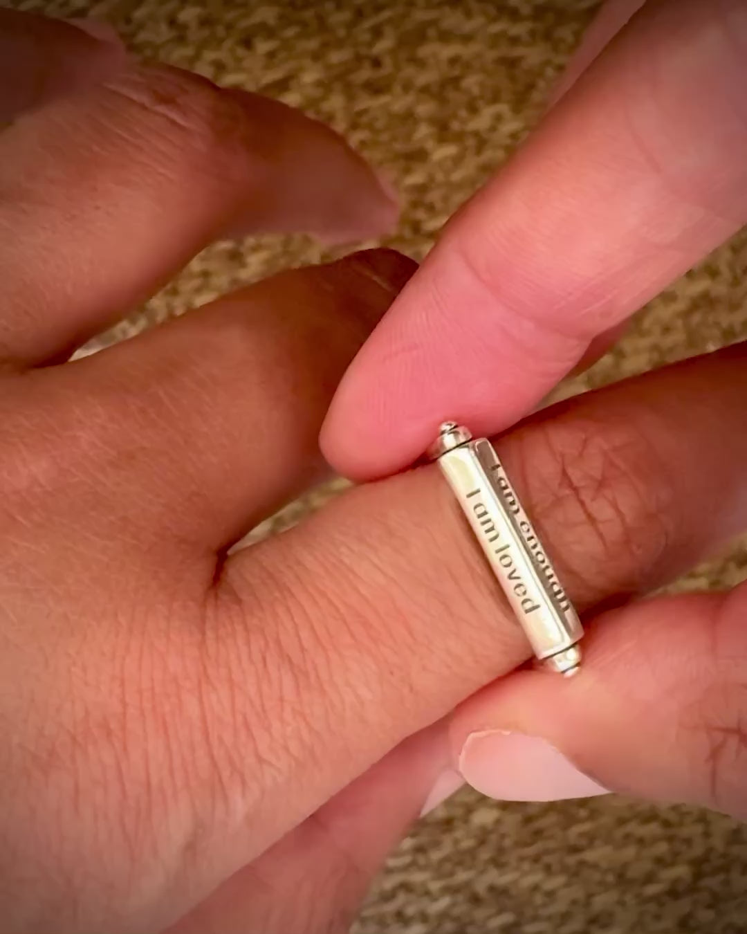 Fidget Mantras Ring