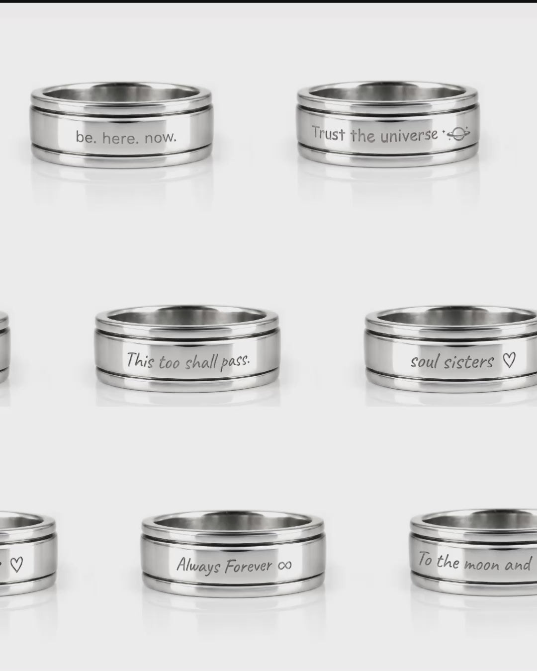 Mantra Fidget Ring – Choose Your Reminder