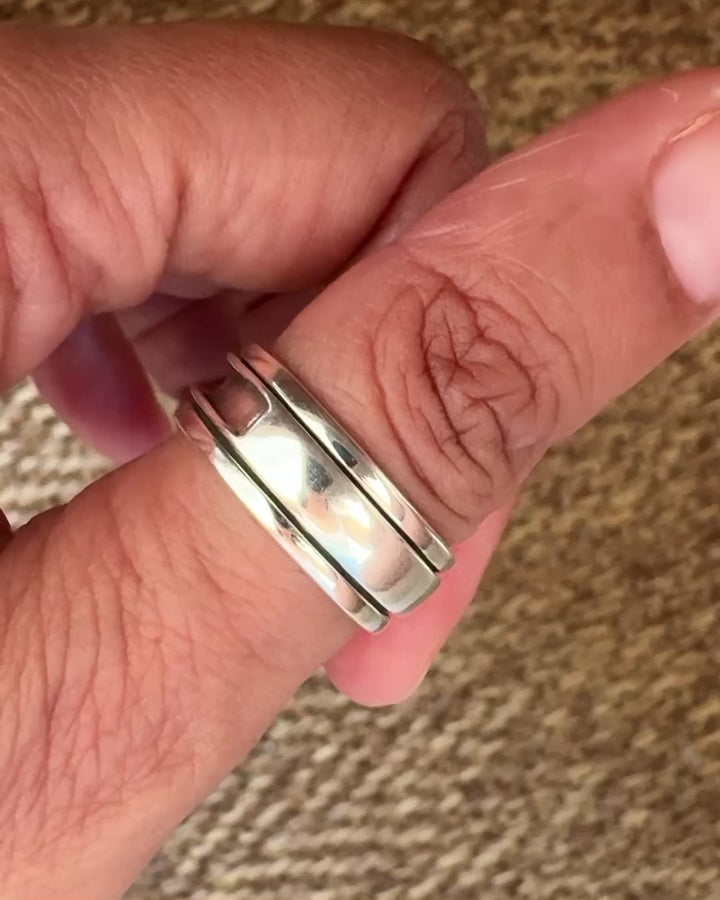 Hidden Message "Fuck Off" Fidget Ring