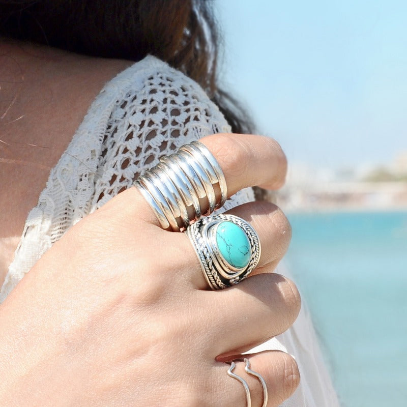 womens rings silver