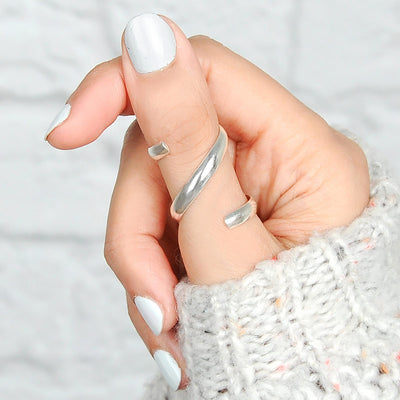 Wrap Thumb Ring Sterling Silver - Boho Magic