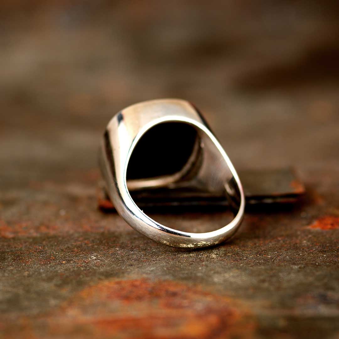 Men's Classic Silver Signet Ring