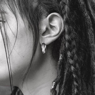 Unique Snake Earrings Sterling Silver - Boho Magic