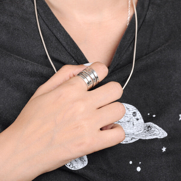 Chunky Wrap Ring Sterling Silver