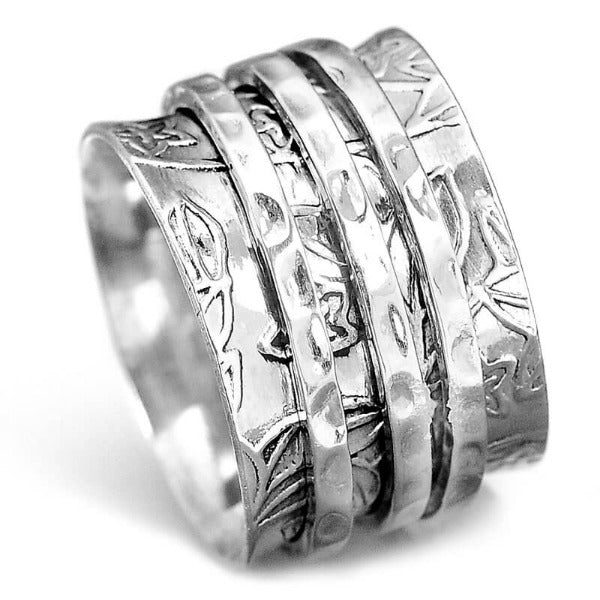 Sterling Silver Women's Spinner Rings