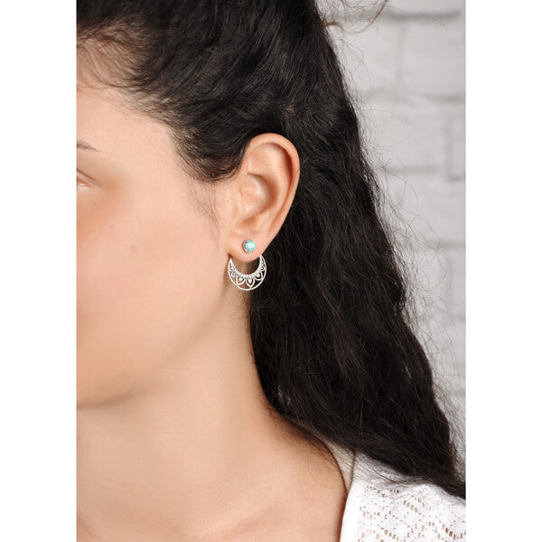 ◇MIDNIGHT MOMENT.◇ bumpy ear jacket earring High Tide Ear Jacket – Midnight Pacific Studio