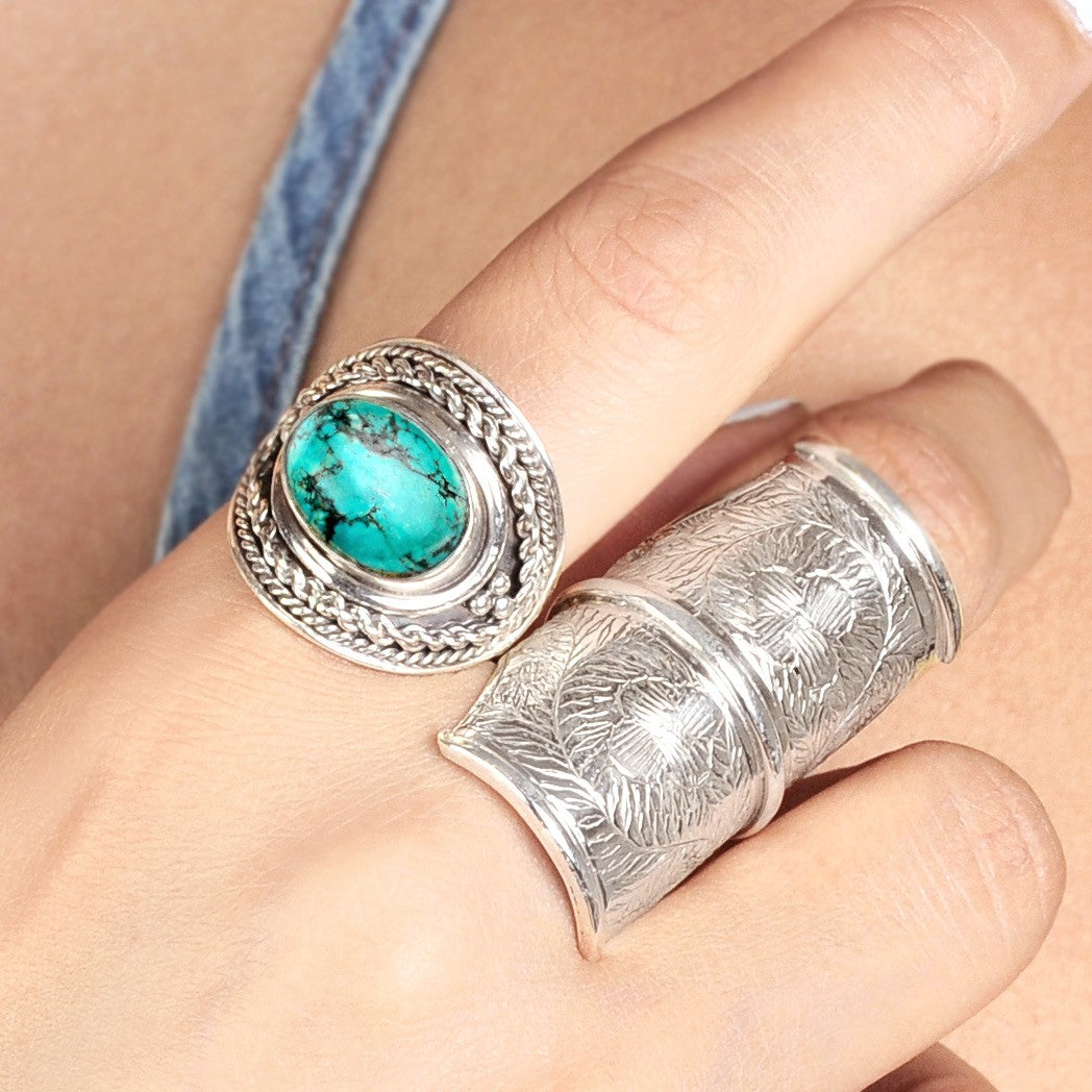 Sterling Silver and Turquoise Ring