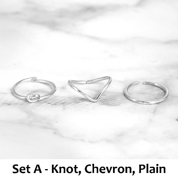 Knuckle Silver Ring