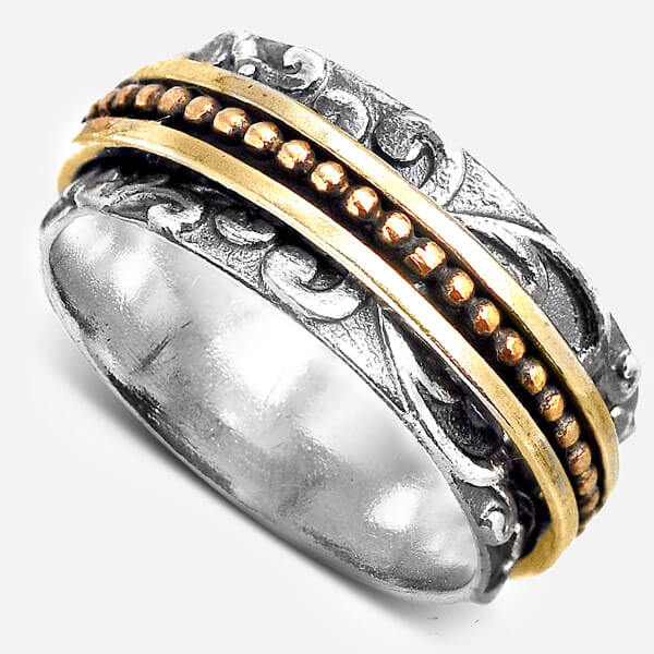 Sterling Silver Spinner Ring