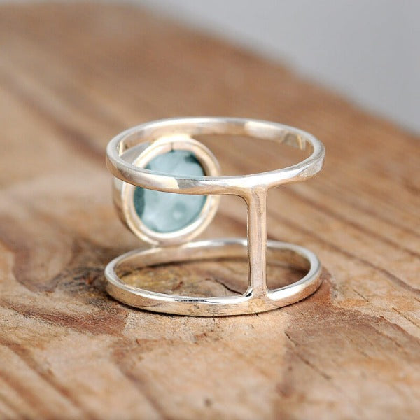 Larimar Sterling Silber Ring