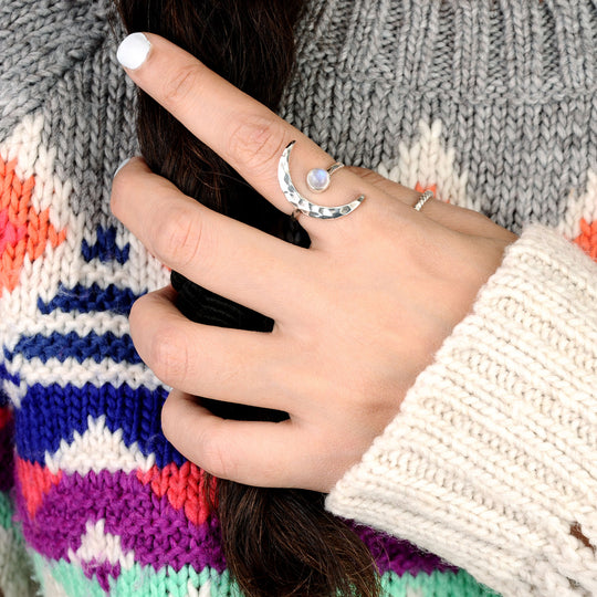 Handmade Moon Rings – Boho Magic Jewelry