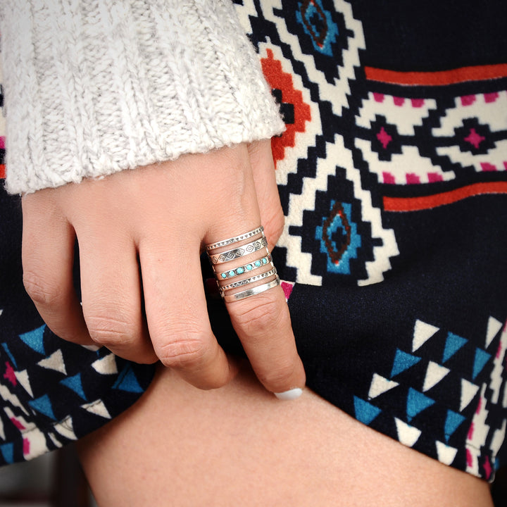 Sterling Silver Southwestern Style Turquoise Ring