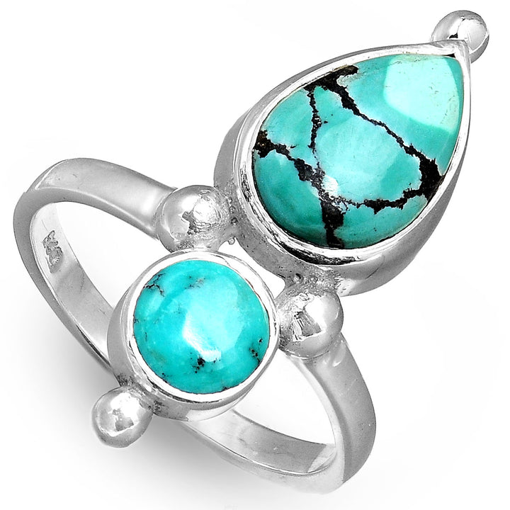 Sterling Silver Authentic Turquoise Ring