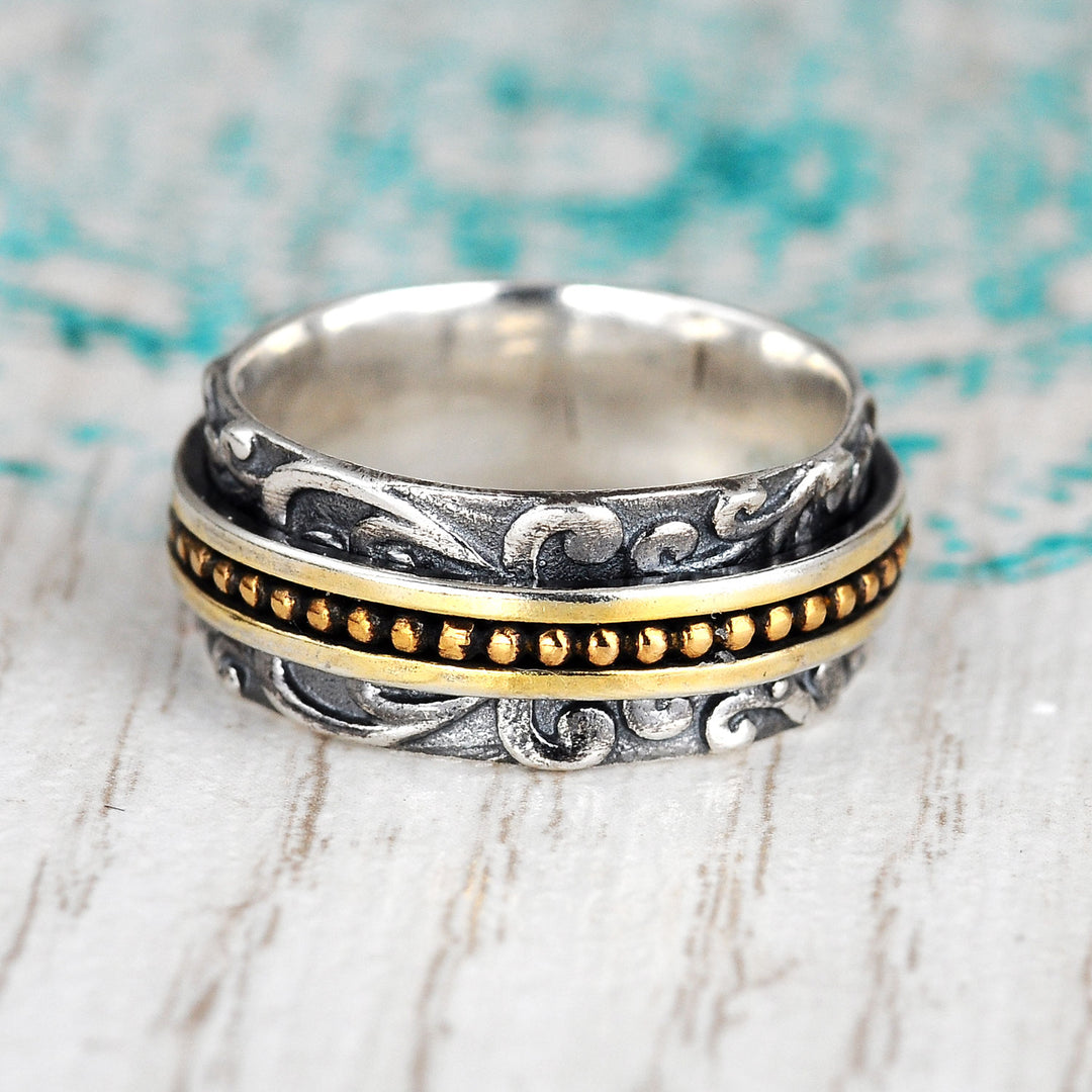 Sterling Silver Spinner Ring