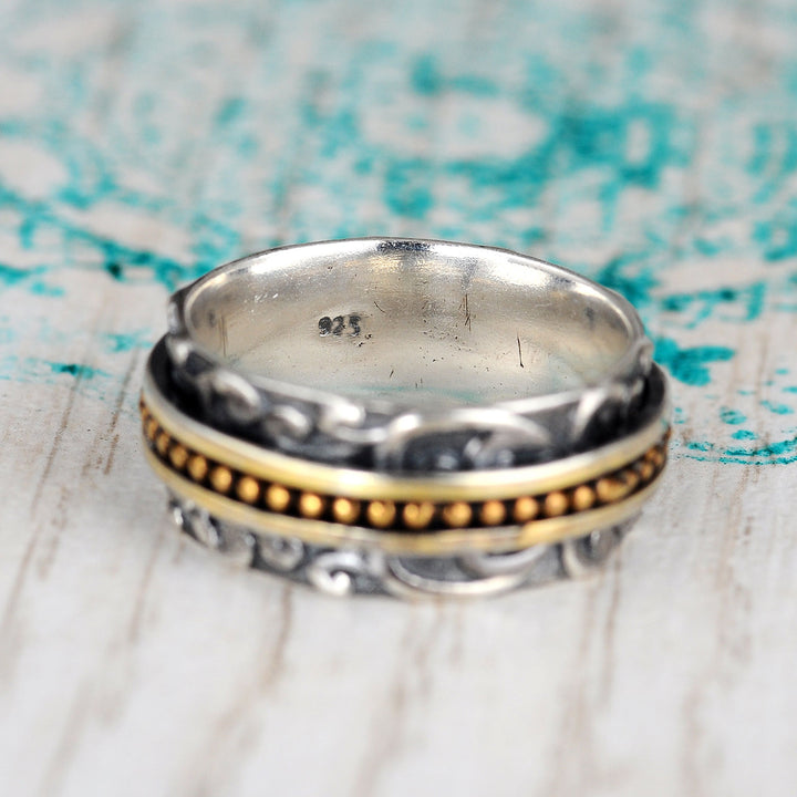 Sterling Silver Spinner Ring